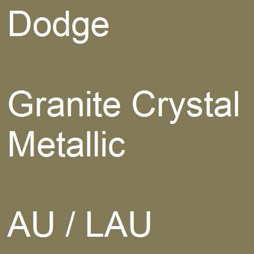 Dodge, Granite Crystal Metallic, AU / LAU.